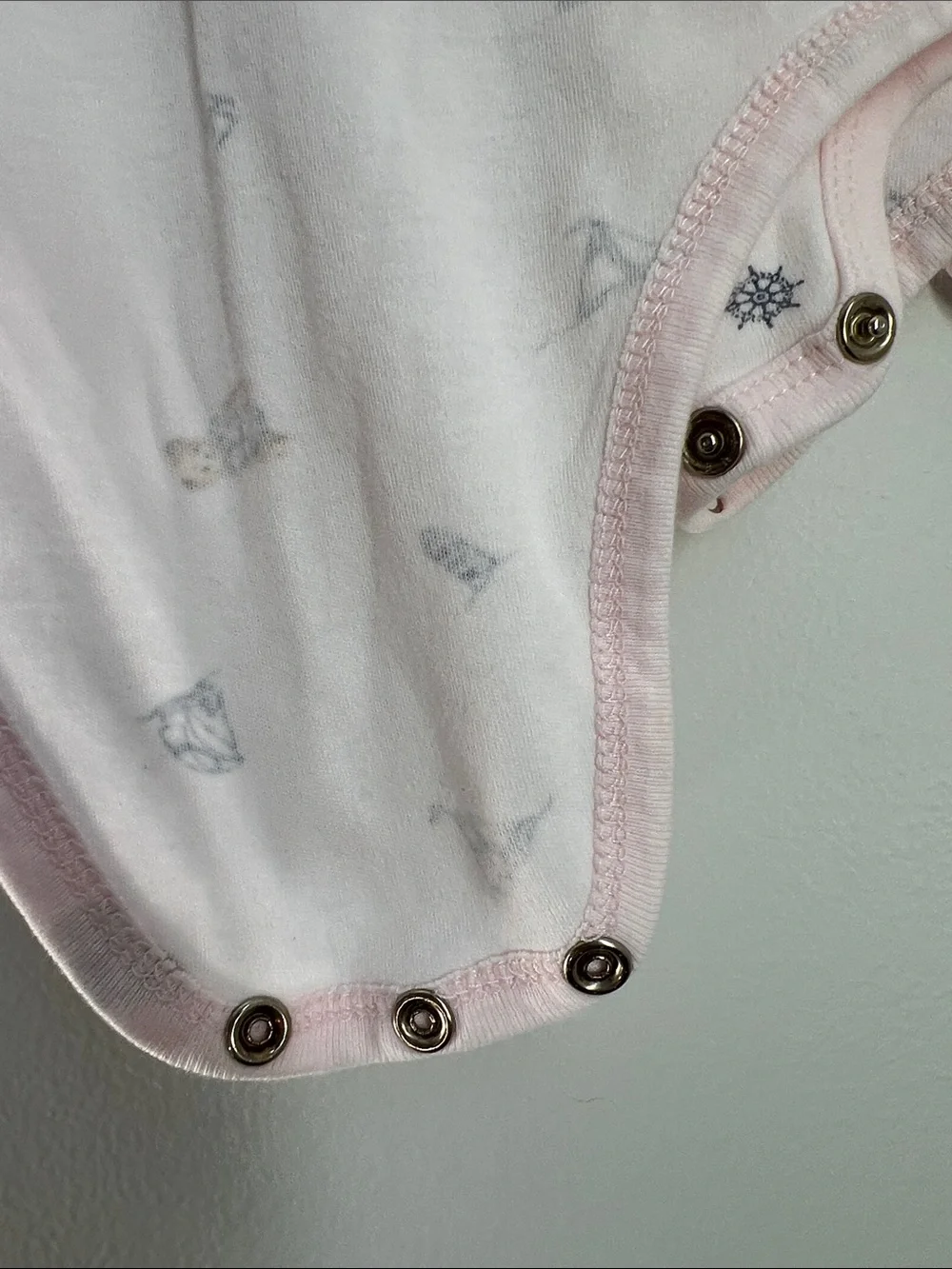 Ralph Lauren | Light Pink Teddy & Nautical Print One-Piece Size 6 Months